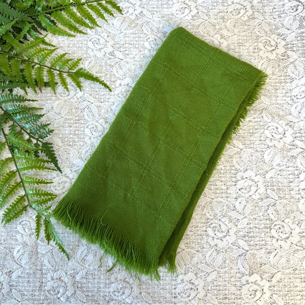 Vintage 1960’s Cox Green Scarf 26”